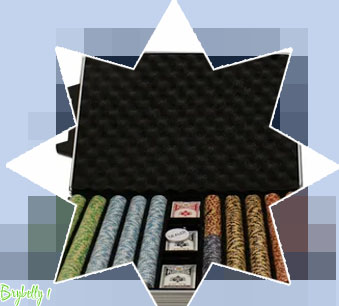 Brybelly white monte carlo poker chips