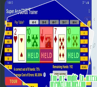 Double double bonus poker trainer