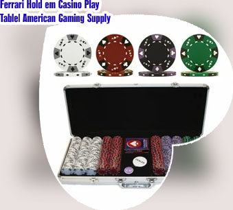 Ferrari poker set