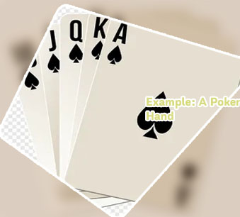 Flush cards poker