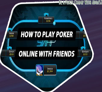 Private online poker tournament with friends