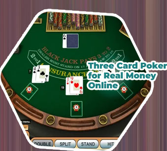 Real money 3 card poker online